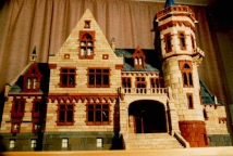 Villa Kahn, Bonn - 1:25 léptékben, 150 x 75 cm